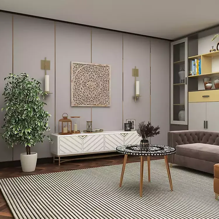 Discount Green Ficus Potted Tree, 73 in. Trees & Topiaries