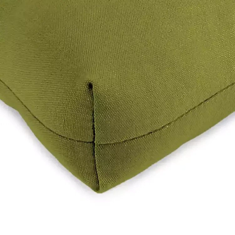 Kirklands Home Outdoor Cushions & Pillows|French Edge 2-pc. Outdoor Wicker Cushion Set Green