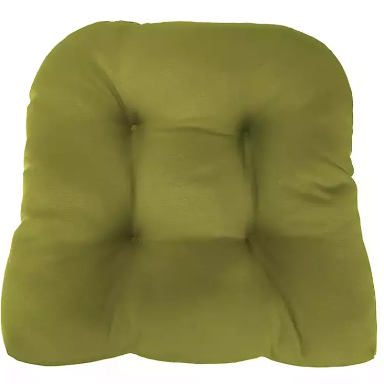 Kirklands Home Outdoor Cushions & Pillows|French Edge 2-pc. Outdoor Wicker Cushion Set Green