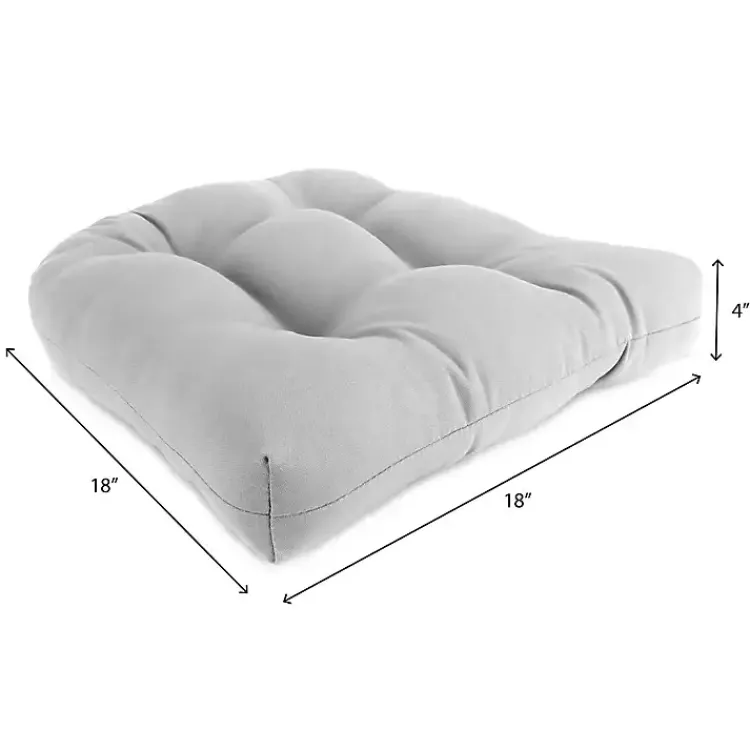 Kirklands Home Outdoor Cushions & Pillows|French Edge 2-pc. Outdoor Wicker Cushion Set Green