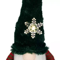 Discount Gnome with LED Snowflake Christmas Decorations