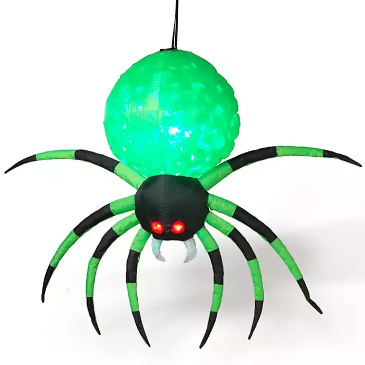 Online Inflatable Disco Light Spider Halloween