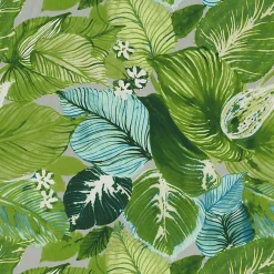 Kirklands Home Outdoor Cushions & Pillows|Jungle Outdoor Seat Cushions, Set of 2 Green