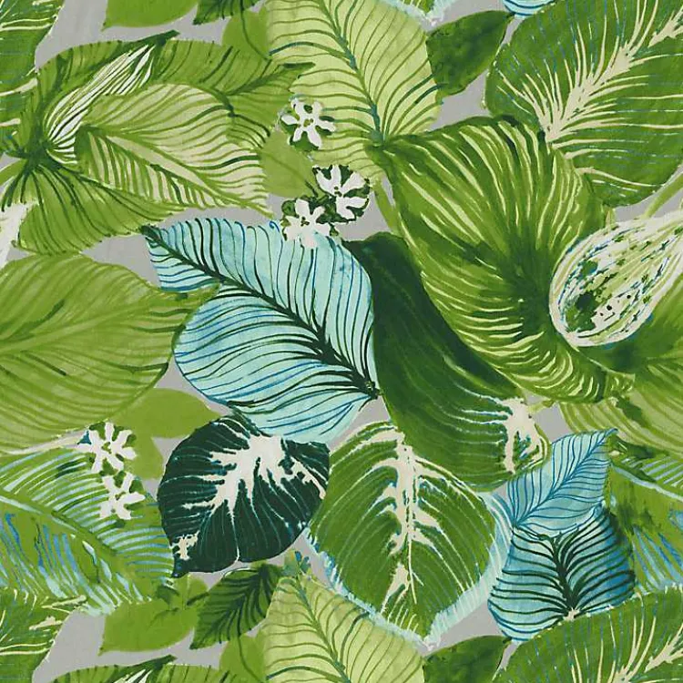 Kirklands Home Outdoor Cushions & Pillows|Jungle Outdoor Seat Cushions, Set of 2 Green