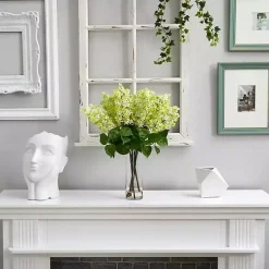 New Lilac Arrangement in Glass Vase Arrangements & Greenery