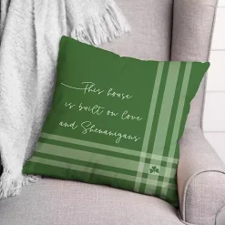 Sale Green Love and Shenanigans Pillow St Patricks Day Decorations