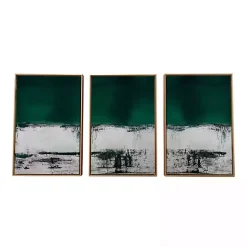 Kirklands Home Canvas Art|Green Malachite Canvas Art Prints, Set of 3