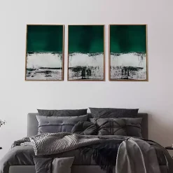 Kirklands Home Canvas Art|Green Malachite Canvas Art Prints, Set of 3