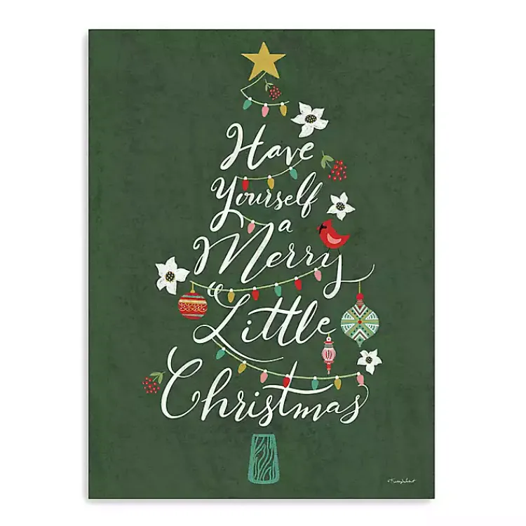 Online Merry Little Christmas Christmas Wall Plaque Christmas Art & Wall Decor