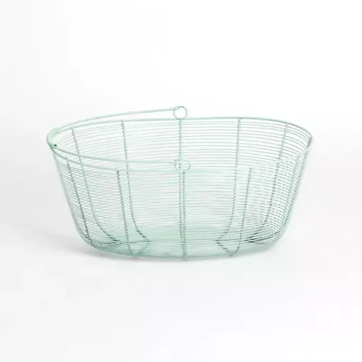 New Metal Wire Basket with Handle Baskets & Boxes