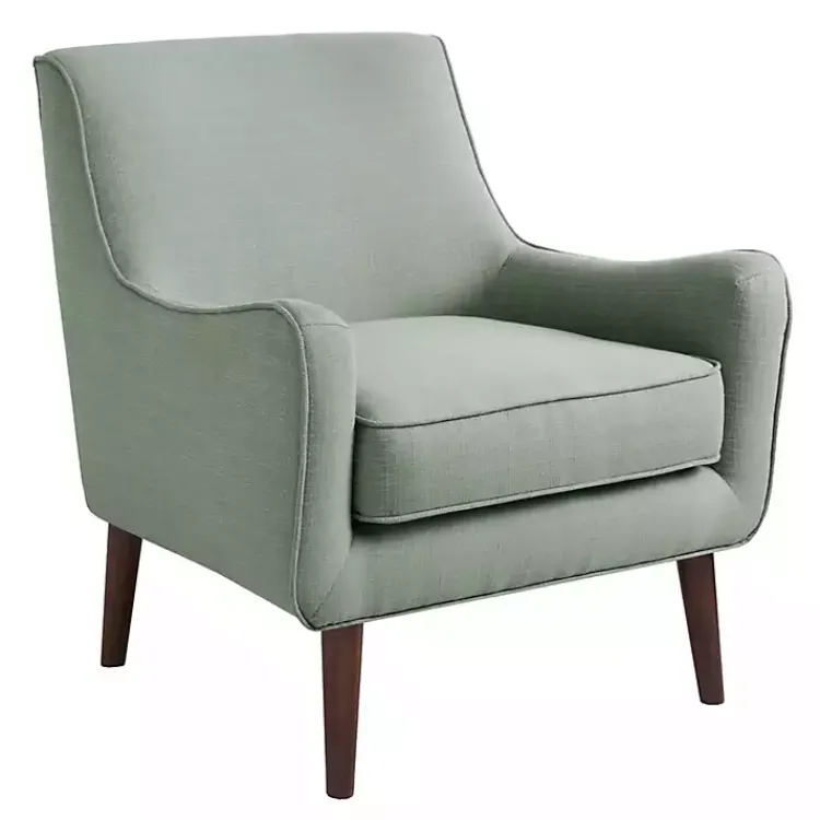 Kirklands Home Accent Chairs|Mid-Century Modern Accent Chair Green