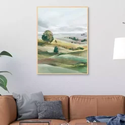 Kirklands Home Canvas Art|Green Pastures I Framed Canvas Art Print