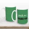 Best Green Pinch Me I Dare You Mugs, Set of 2 St Patricks Day Decorations