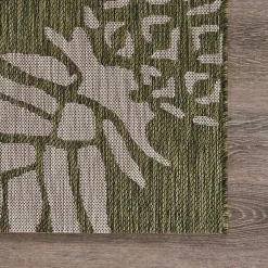 Kirklands Home Outdoor Rugs|Pineapple Indoor/Outdoor Area Rug, 5x7 Green