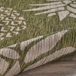 Kirklands Home Outdoor Rugs|Green Pineapple Outdoor Area Rug, 7x9