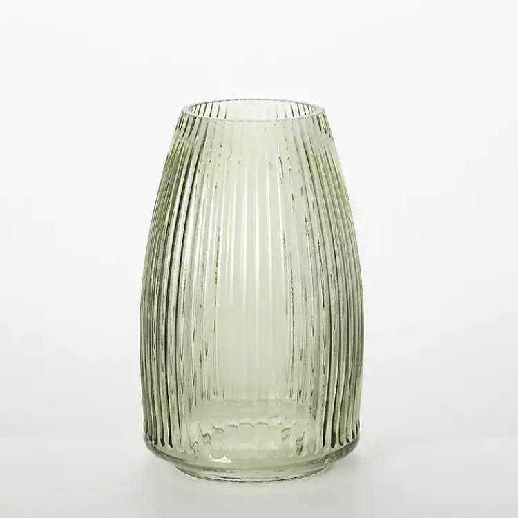 Best Round Ribbed Glass Vase Vases