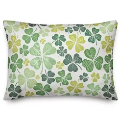Online Shamrocks Indoor/Outdoor Lumbar Pillow Pillows