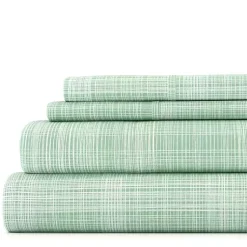 Kirklands Home Bed Sheets|Soft Thatch 3-pc. Twin Sheet Set Green