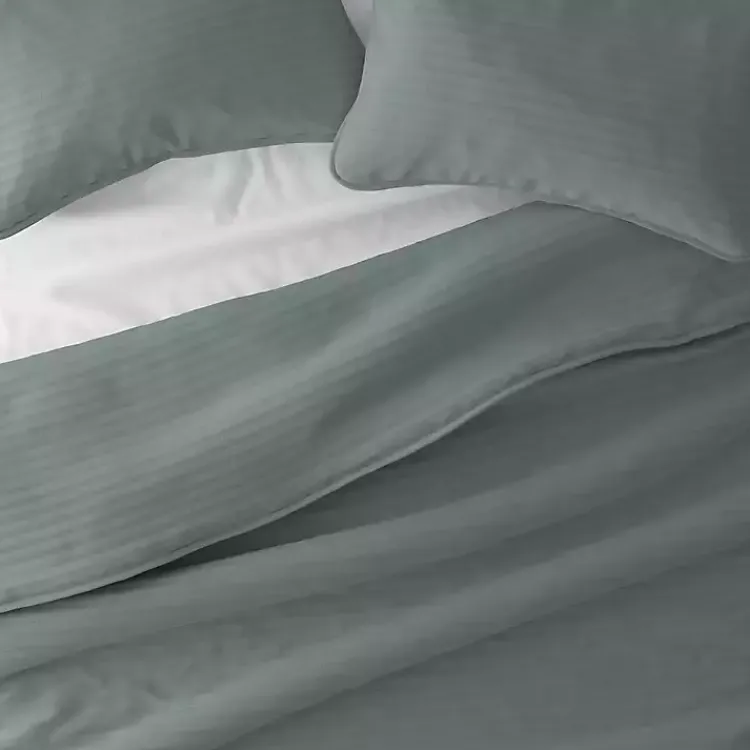 Kirklands Home Quilts|Stitched Stripes 3-pc. Queen Quilt Set Green