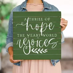 Discount Thrill of Hope Wall Plaque Christmas Art & Wall Decor