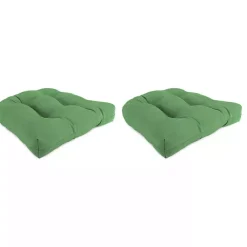 Kirklands Home Outdoor Cushions & Pillows|Tufted Outdoor Chair Cushions, Set of 2 Green