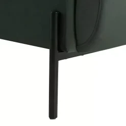 Kirklands Home Accent Chairs|Velvet Upholstered Knox Accent Chair Green