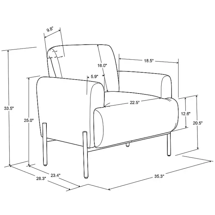 Kirklands Home Accent Chairs|Velvet Upholstered Knox Accent Chair Green