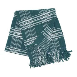 Online White Plaid Christmas Throw Blanket Blankets & Throws