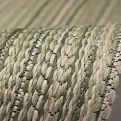 Kirklands Home Outdoor Rugs|Woven Lines Indoor/Outdoor Accent Rug, 2x2 Green