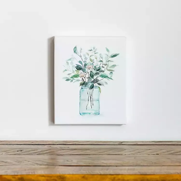 Kirklands Home Canvas Art|Greenery Bottle I Canvas Art Print