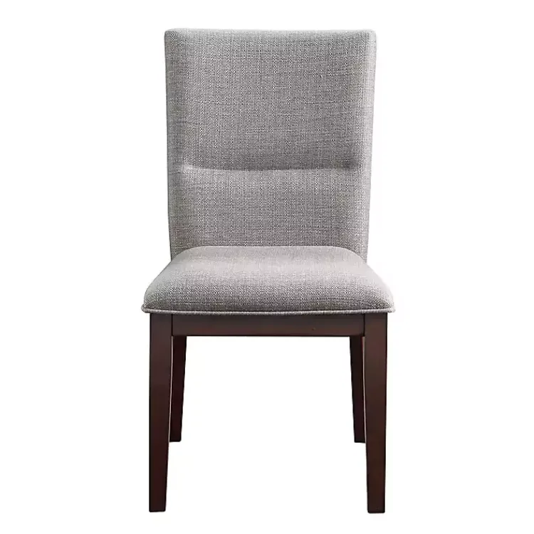 Kirklands Home Dining Chairs|Greige and Walnut Dining Chairs, Set of 2