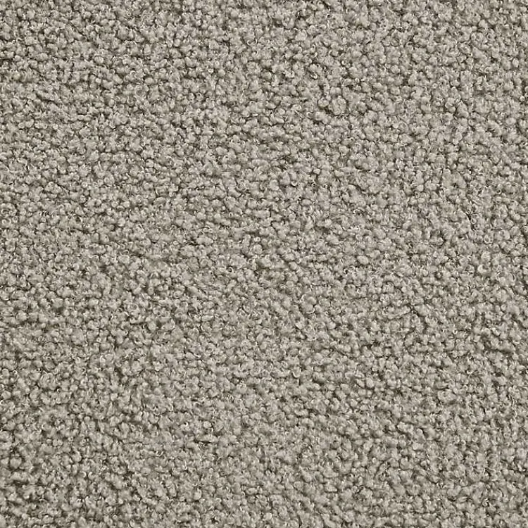 Kirklands Home Benches & Ottomans|Greige Sherpa & Pine Rectangle Storage Ottoman