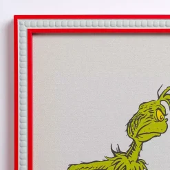 Online Grinch Looking Over Whoville Framed Art Print Christmas Art & Wall Decor