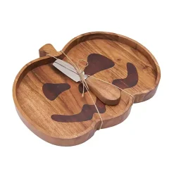 Sale Halloween Pumpkin Serving Board with Spreader Halloween