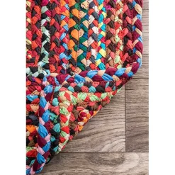 Kirklands Home Area Rugs|Hand Braided Tammara Area Rug, 5x8 Multi