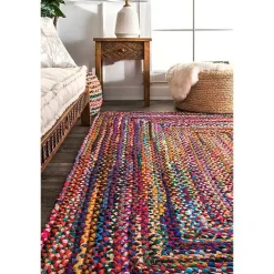 Kirklands Home Area Rugs|Hand Braided Tammara Area Rug, 8x10 Multi