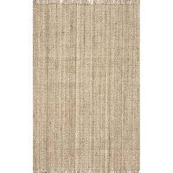 Kirklands Home Area Rugs|Hand Woven Chunky Loop Jute Caspar Runner Tan