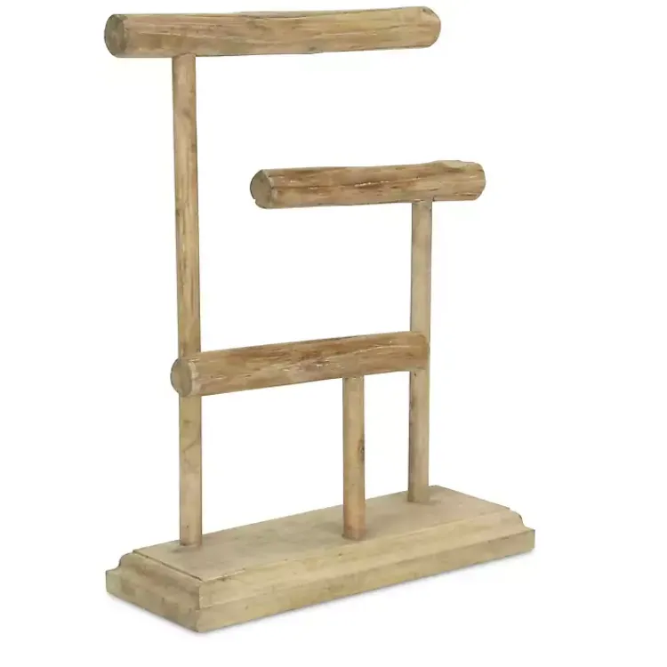 Kirklands Home Bathroom Accessories|Handmade Driftwood Large Jewelry Stand Brown