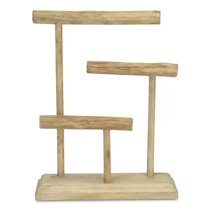 Kirklands Home Bathroom Accessories|Handmade Driftwood Large Jewelry Stand Brown