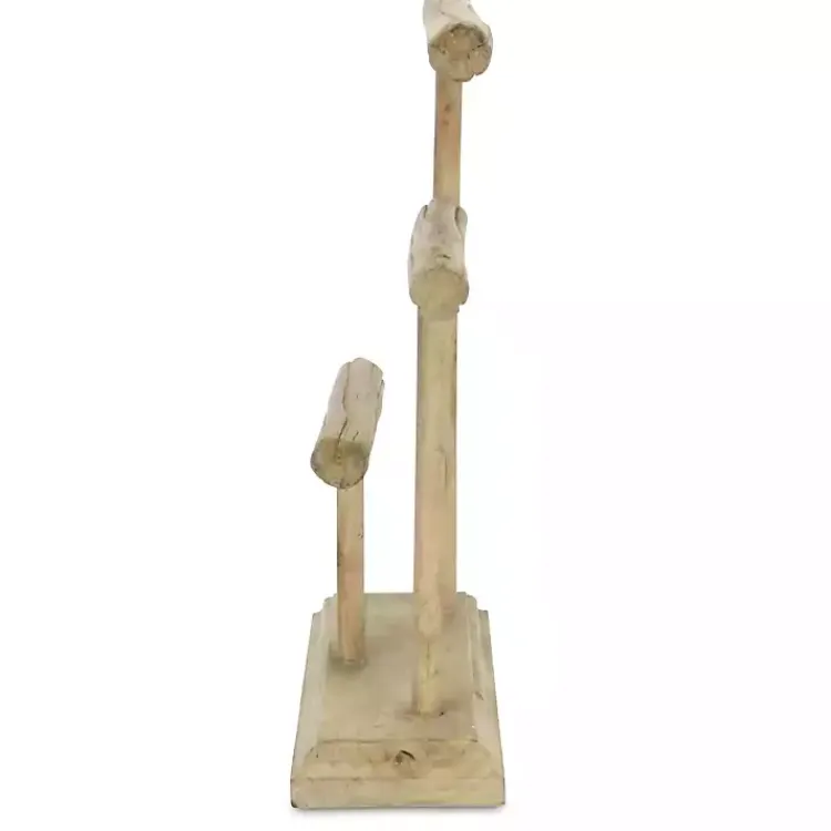 Kirklands Home Bathroom Accessories|Handmade Driftwood Large Jewelry Stand Brown