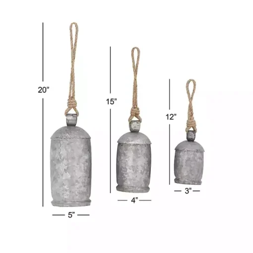 Sale Hanging Decorative Bells, Set of 3 Decorative Accents