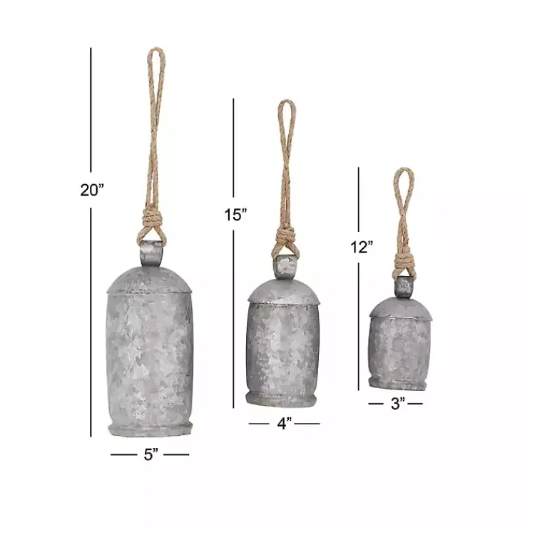 Sale Hanging Decorative Bells, Set of 3 Decorative Accents