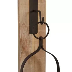 Online Hanging Lantern Fir Wood and Iron Sconce Sconces