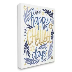 Outlet Happy Challah Days Canvas Art Print Hanukkah Decorations