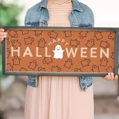 Hot Happy Ghosts and Halloween Framed Wall Plaque Halloween