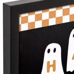 Clearance Happy Halloween Ghosts Framed Canvas Print Halloween