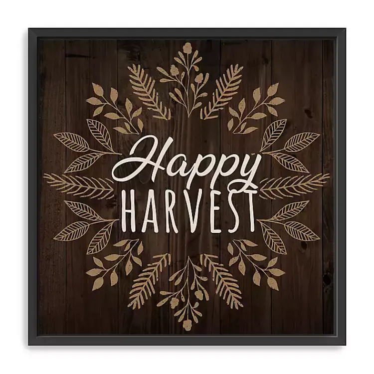 Online Happy Harvest Floral Giclee Canvas Wall Plaque Fall
