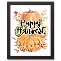 Sale Happy Harvest Framed Canvas Art Print Fall