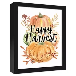 Sale Happy Harvest Framed Canvas Art Print Fall