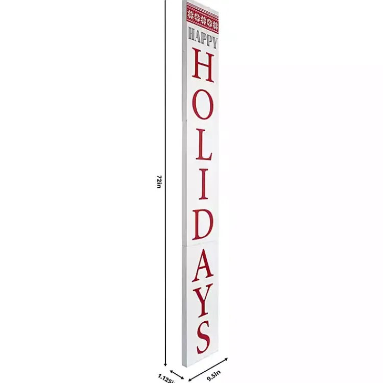 Sale Happy Holidays Snowflake Christmas Porch Board Outdoor Christmas Decorations